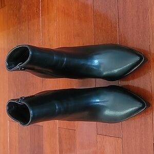 Black ankle boots